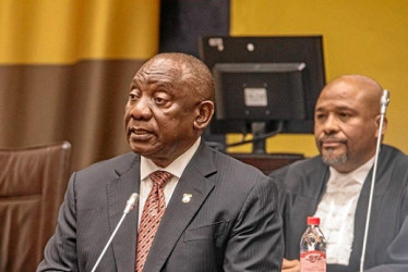 El presidente de Sudáfrica, Cyril Ramaphosa.