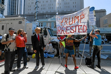 Simpatizantes de Donald Trump.