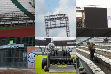 Problemas de mantenimiento en silletería, cancha, iluminación y marcadores electrónicos generan incomodidad en la hinchada del Once Caldas.