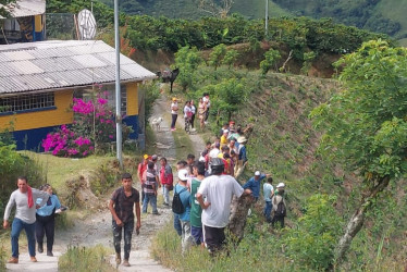 Vereda Diamante de Aguadas (Caldas). 