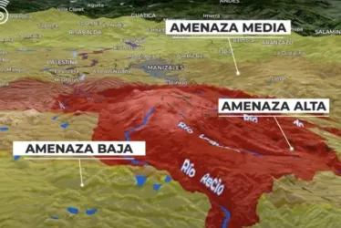 Amenaza de erupción del volcán Nevado del Ruiz sigue latente: Servicio Geológico