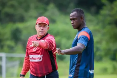 Pedro Sarmiento, técnico del Once Caldas. Él y su equipo vuelven hoy al Palogrande con la obligación de ganar.