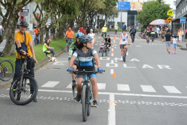 Ciclovía en Manizales