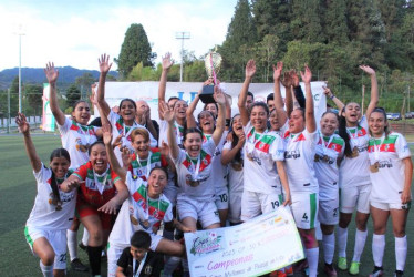 El equipo campeón del torneo: Once Caldas Manizales Fútbol Club. 