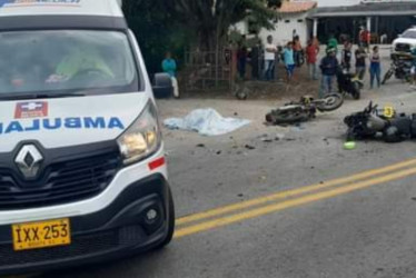 Jean Carlos Araújo, de 22 años, falleció tras chocar su moto con otra en la vía La Felisa - La Pintada.