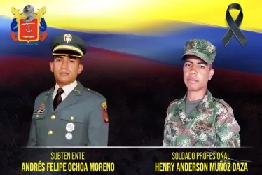 Los militares que perdieron la vida en combate. 