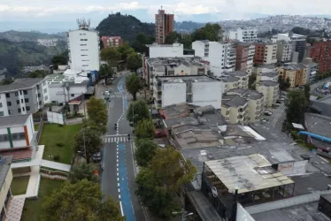 Foto | Freddy Arango | LA PATRIA  Así luce la ciclobanda de Milán, ahora pasará a ser bidireccional. 