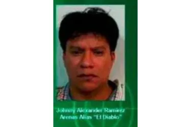 Johnny Alexánder Ramírez Arenas, alias el Diablo.