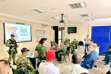 El objetivo de la reunión fue mejorar la seguridad en las zonas rurales y limítrofes de Caldas.