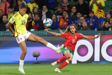 Jorelyn Carabali, figura de la defensa colombiana. 