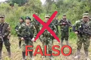 Supimos que: Video falso de disidencias de las Farc en Caldas