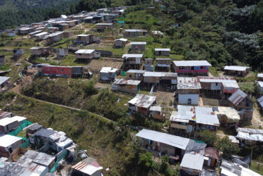 La invasión Mirador de Samaria desde hace tres años se asentó en Manizales y sigue creciendo.