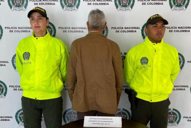 El hombre capturado en Manzanares.