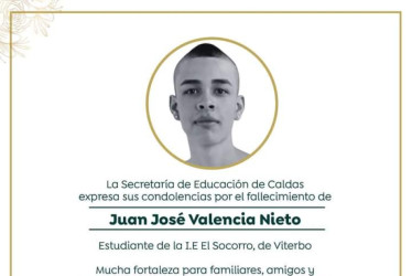 El joven asesinado en Viterbo.