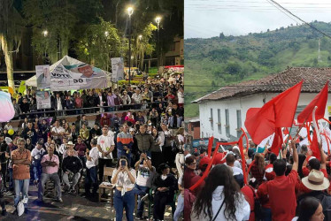 Cierres de campaña en Pácora Fotos|Óscar Yhonny Restrepo|LA PATRIA