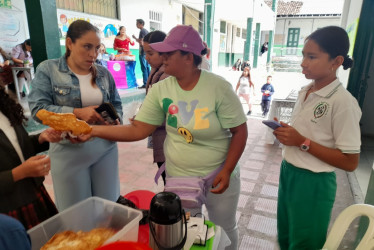 Los padres fueron un elemento clave en la feria.