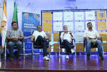 En el foro de anoche de candidatos a la Alcaldía de Marquetalia, municipio del oriente de Caldas, participaron Edwin Jesús Sánchez Aristizábal, de Marquetalia Avanza; Gonzalo García Duque, de Salvación, Nacional; Adriana Aristizábal Marín, de Marquetalia nos une, Óscar Ocampo, de Biomarquetalia.