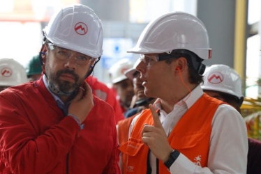 Alejandro Maya, en el Metro de Bogotá Foto|Tomada de @alejandromayam| LA PATRIA