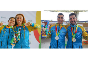 Natalia Carmona y Luisa Fernanda Naranjo ganaron bronce, mientras que Carlos Alberto Urán y Jhónatan Restrepo lograron plata. 