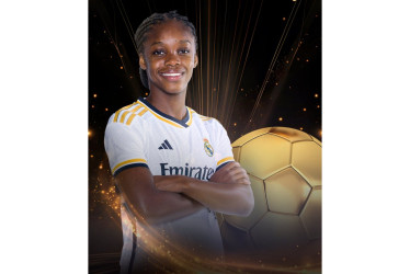 La jugadora del Real Madrid Linda Caicedo recibió este viernes el Golden Girl, entregado por el diario italiano Tuttosport.