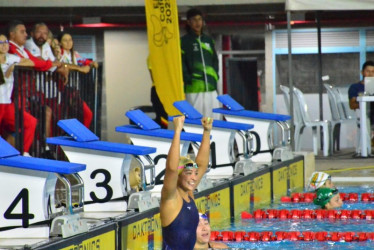 Stefanía Gómez, figura de Caldas en los Juegos, cerró anoche con oro y récord la participación del departamento en las justas.