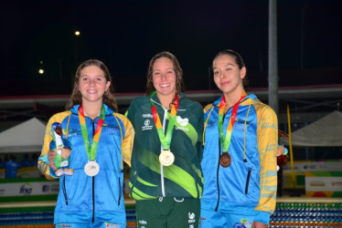 ¡Mujeres al podio de la natación! Dos platas y dos bronces para Caldas