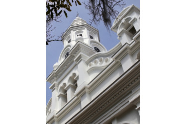 El templo de Salamina es una joya arquitectónica que forma parte del patrimonio del municipio que se apresta a celebrar sus 200 años de historia.