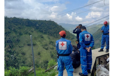 Se reventó una cuerda que sostenía la góndola del Nido del Cóndor