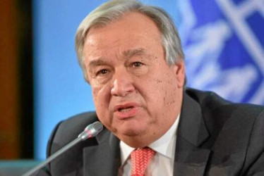 Foto | Tomada de Internet | LA PATRIA  António Guterres, secretario general de Naciones Unidas.