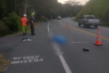 Este es el accidente en el que murió un hombre este domingo.