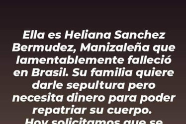 Mensaje de la familia.