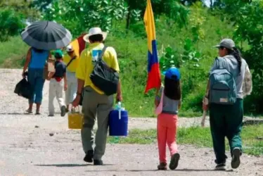 Unas 55 mil personas fueron desplazadas en el país durante el 2023, mientras que otras 66 mil fueron confinadas.