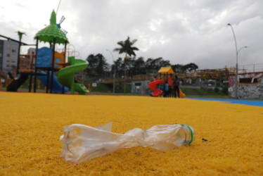 Foto| Darío Augusto Cardona  | LA PATRIA El parque del polideportivo fue remodelado en diciembre del año pasado con una inversión de  $5 mil millones de pesos según la Secretaría de Gobierno.