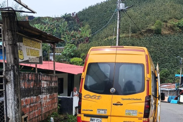  Sitio del accidente en la vía Fresno (Tolima) - Manizales. 