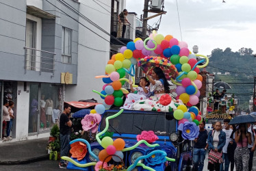 Desfile de la Feria de la Horticultura de Villamaría (Caldas)