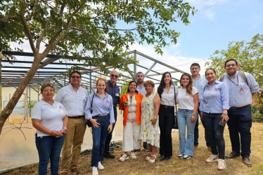 En este sitio del colegio El Naranjal de Chinchiná quedarán los dos salones que donará la compañía Sucafina Instant.