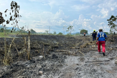 El Cuerpo Oficial de Bomberos de Manizales atendió y controló la emergencia.