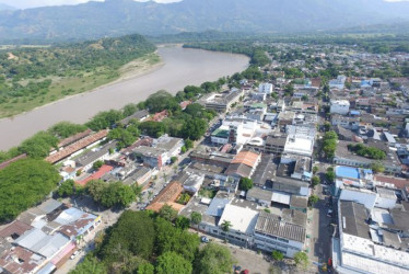 Vista aérea de La Dorada (Caldas)