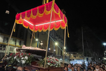 Procesión del Santo Sepúlcro en Aranzazu.