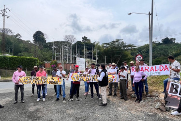 Los caficultores reconocieron las dificultades para convocar a los manifestantes.