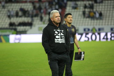 Hernán Darío Herrera, técnico del Once Caldas.