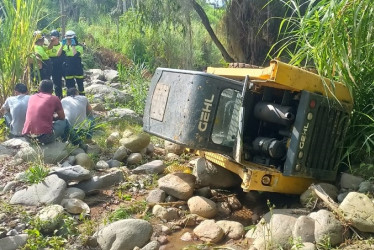 El operario murió en el lugar del incidente.