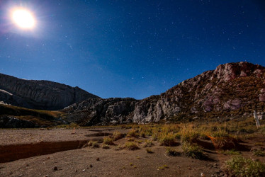 astrofotografía en el Nevado del Ruiz