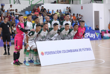 Equipo de fútbol sala de la Universidad de Manizales.