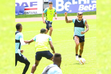 Entrenamiento del Once Caldas.