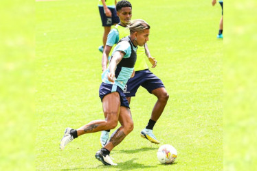 Entrenamiento del Once Caldas.