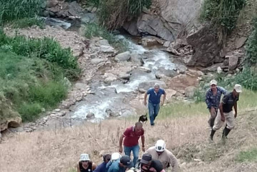 El rescate lo ejecutó Bomberos 