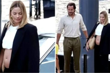 La actriz australiana Margot Robbie está embarazada, así lo aseguró -ayer- la revista People.