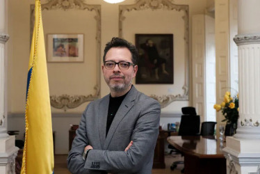 Juan David Correa, ministro de las Culturas, las Artes y los Saberes. 