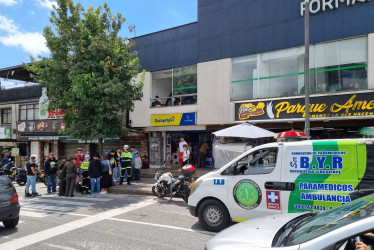 El accidente ocurrió en la avenida Santander con calle 48, cerca del parque de la Mujer.